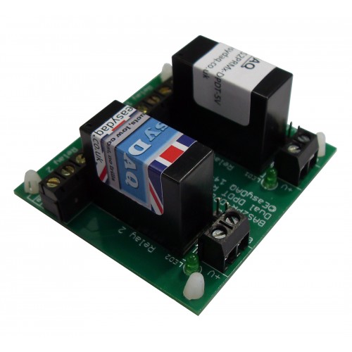 DPDT 12V Power Relay Board Easydaq UK